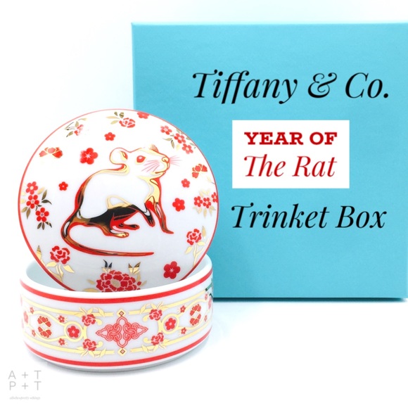 Tiffany & Co. Year of The Rat Trinket Box - Picture 1 of 10